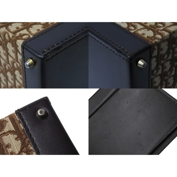 Christian Dior Vanity Trunk 30 Trotter Leather Beige Brown - Picture 7 of 10